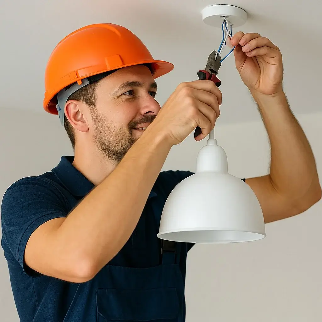 lampenmontage durch elektriker geldern