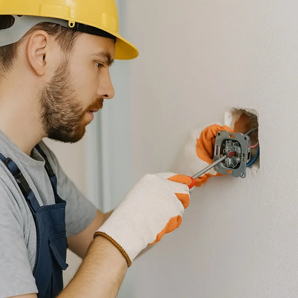 steckdose montage durch elektriker geldern